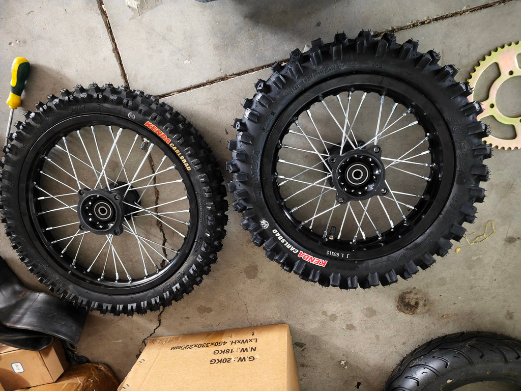 12/14inch  Dirt Tire WheelSet